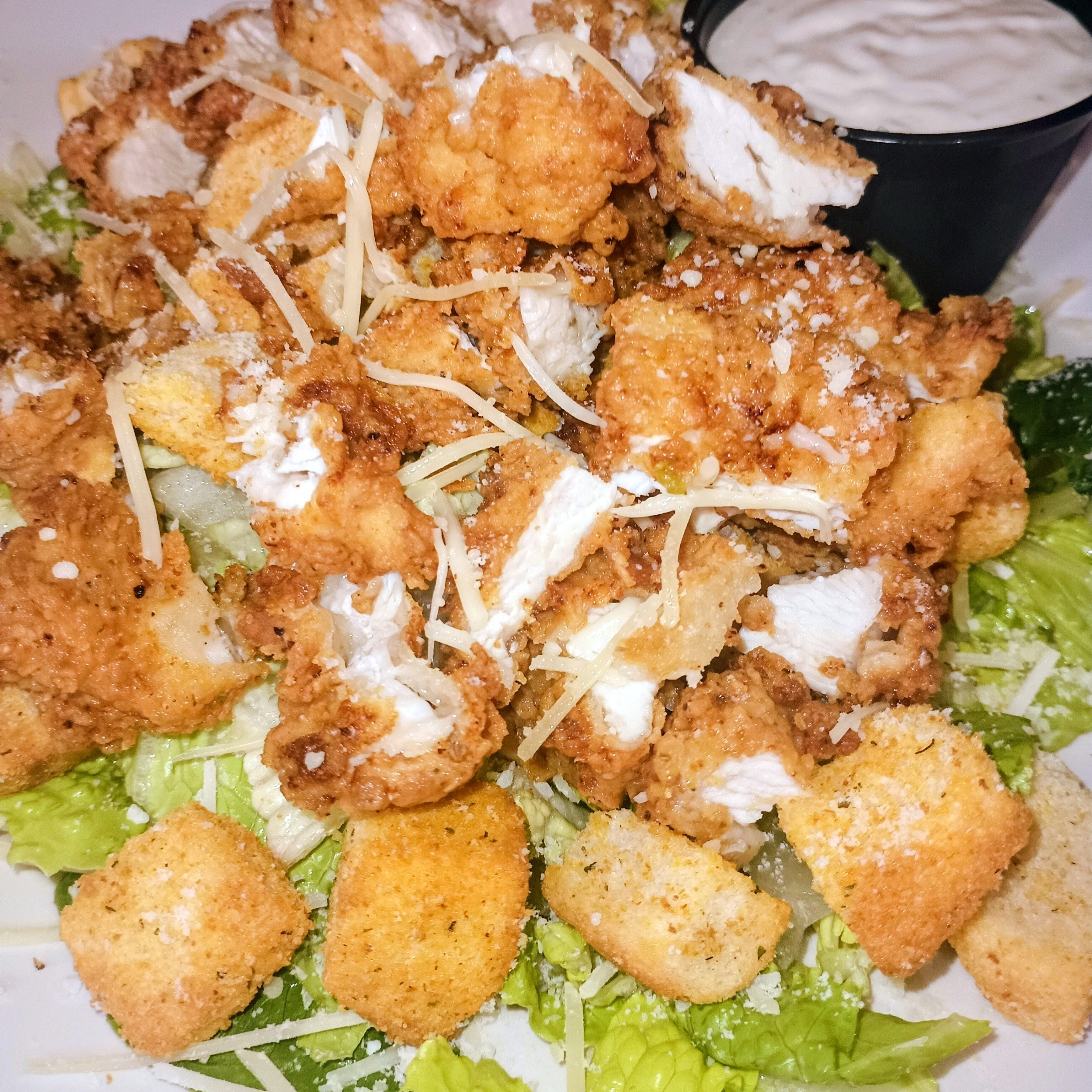 Chicken Caesar Salad.